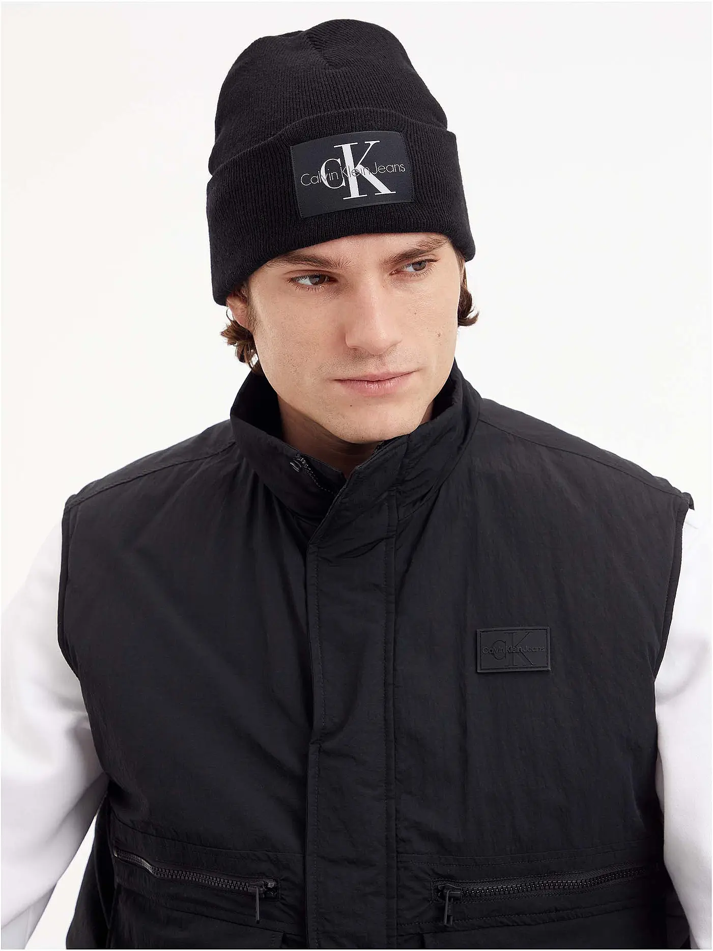 CALVIN KLEIN JEANS | Mütze - Beanie | schwarz